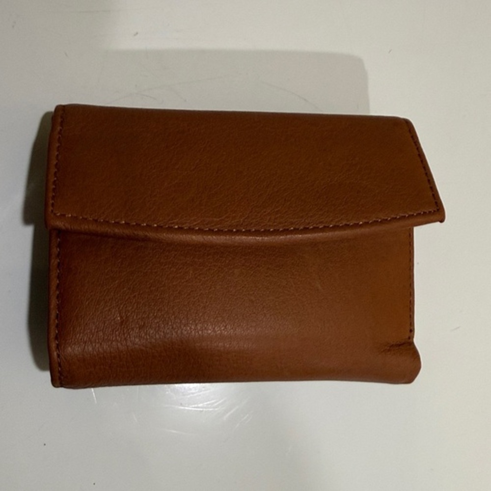 Elegant Brown Genuine Leather Women's Wallet Men’s wallet Cardholder Mini wallet